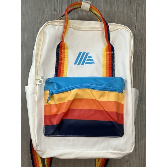 Aldi Gear Backpack Cream - Rainbow - Picture 1 of 11